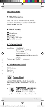 Preview for 11 page of MELINERA 100786 Operation And Safety Notes