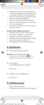 Preview for 13 page of MELINERA 100786 Operation And Safety Notes