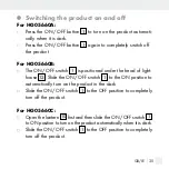 Preview for 35 page of MELINERA 327049 1904 Operation And Safety Notes