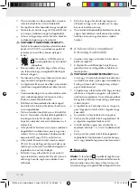 Preview for 10 page of MELINERA Z28957A Operation And Safety Notes