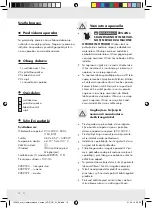 Preview for 12 page of MELINERA Z28957A Operation And Safety Notes