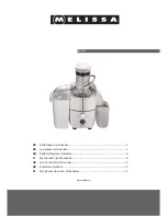 Preview for 1 page of Melissa 644-007 User Manual