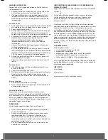 Preview for 3 page of Melissa 650-005 User Manual