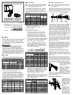 Meltric DR Series Operating Instructions Manual preview