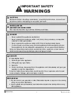 Preview for 2 page of Member's Mark G32901 Assembly Instructions & User Manual