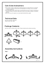 Preview for 4 page of Member's Mark TG90P4223L02 Assembly Instructions & User Manual