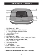 Preview for 4 page of Memorex Mi2032 - Portable Speakers With Digital Player Dock User Manual