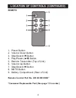 Preview for 5 page of Memorex Mi2032 - Portable Speakers With Digital Player Dock User Manual