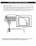 Preview for 6 page of Memorex MKS5636 User Manual