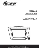 Preview for 1 page of Memorex MT2024 User Manual