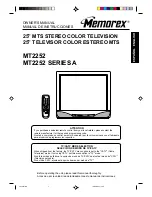 Memorex MT2252 SERIES A Owner'S Manual preview