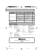 Preview for 24 page of Memorex MVR041 Owner'S Manual