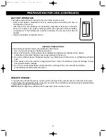 Preview for 5 page of Memorex MX3905 Operating Instructions Manual