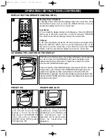 Preview for 9 page of Memorex MX3905 Operating Instructions Manual