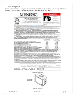 Preview for 13 page of Mendota FV33I Gen 3 Installation And Operating Instructions Manual