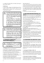 Preview for 34 page of Mengual VIRUTEX FP114 Operating Instructions Manual