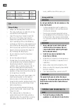 Preview for 34 page of Menuett 002381 Operating Instructions Manual