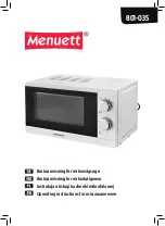 Preview for 1 page of Menuett 801-035 Operating Instructions Manual