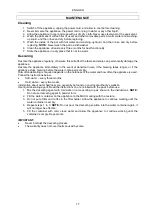 Preview for 17 page of Menuett 802-622 Operating Instructions Manual