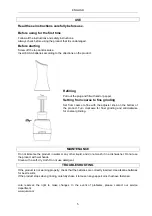 Preview for 5 page of Menuett 810-670 User Instructions