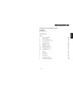 Preview for 8 page of Menzer BSM 750 E Original Operating Instructions