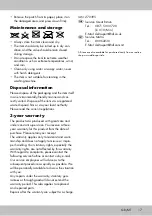 Preview for 17 page of Meradiso 270395 Instructions For Use Manual