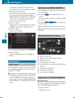 Preview for 192 page of Mercedes-Benz Command Operating Instructions Manual