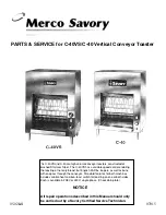 Merco C-40 Parts & Service Manual preview