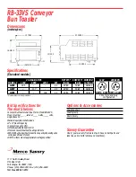 Preview for 2 page of Merco RB-33VS Specifications