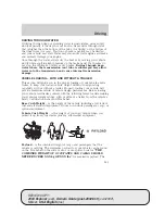 Preview for 161 page of Mercury 2004 Mountaineer Owner'S Manual