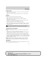 Preview for 213 page of Mercury 2004 Mountaineer Owner'S Manual