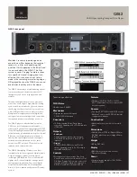 Preview for 2 page of Meridian G08.2 Product Highlights