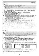 Preview for 16 page of Mesto 3237F Series Instructions For Use Manual