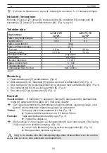 Preview for 71 page of Mesto 3270TP Instructions For Use Manual