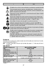 Preview for 37 page of Mesto 3615S Instructions For Use Manual