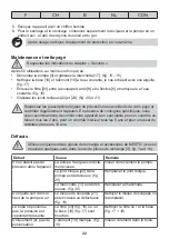 Preview for 22 page of Mesto FERRUM 3560 Instructions For Use Manual