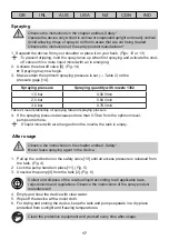 Preview for 17 page of Mesto FERRUM PLUS 3560P Instructions For Use Manual