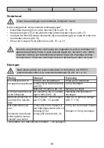 Preview for 32 page of Mesto FERRUM PLUS 3560P Instructions For Use Manual