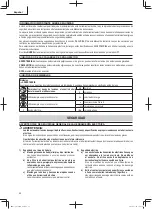 Preview for 52 page of Metabo HPT C 12FDH Safety Instructions And Instruction Manual