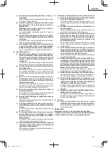 Preview for 53 page of Metabo HPT C 12FDH Safety Instructions And Instruction Manual