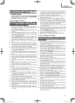 Preview for 55 page of Metabo HPT C 12FDH Safety Instructions And Instruction Manual