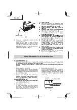 Preview for 34 page of Metabo HPT CM 5 SB Safety Instructions And Instruction Manual