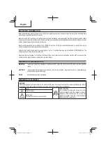 Preview for 2 page of Metabo HPT EC 36DA Instruction Manual And Safety Instructions