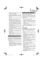 Preview for 9 page of Metabo HPT EC 36DA Instruction Manual And Safety Instructions