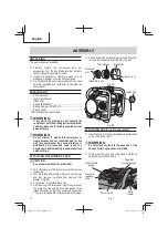 Preview for 14 page of Metabo HPT EC 36DA Instruction Manual And Safety Instructions