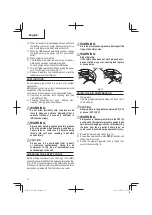 Preview for 18 page of Metabo HPT EC 36DA Instruction Manual And Safety Instructions