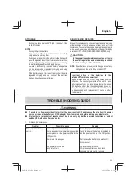 Preview for 23 page of Metabo HPT EC 36DA Instruction Manual And Safety Instructions