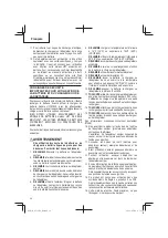 Preview for 34 page of Metabo HPT EC 36DA Instruction Manual And Safety Instructions