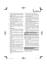 Preview for 35 page of Metabo HPT EC 36DA Instruction Manual And Safety Instructions