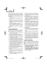 Preview for 36 page of Metabo HPT EC 36DA Instruction Manual And Safety Instructions